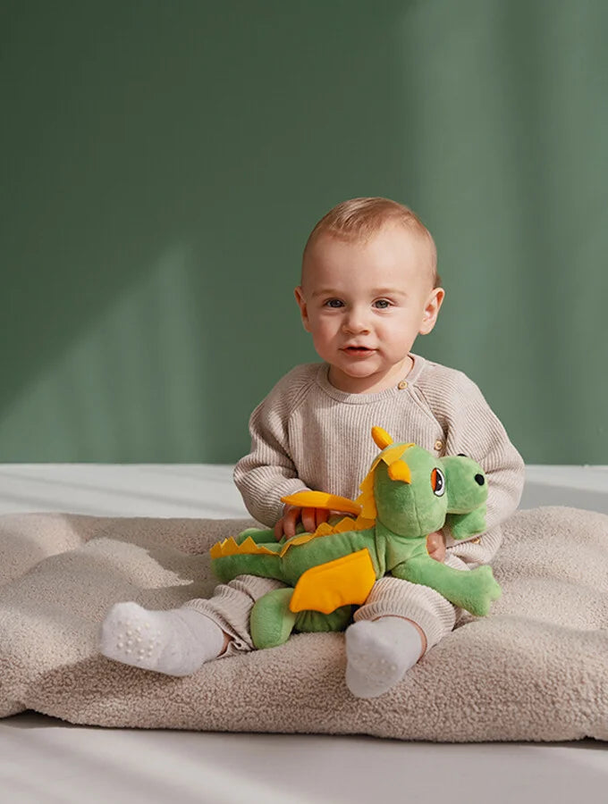 Magnetronknuffel Habibi® geluksdraak groen