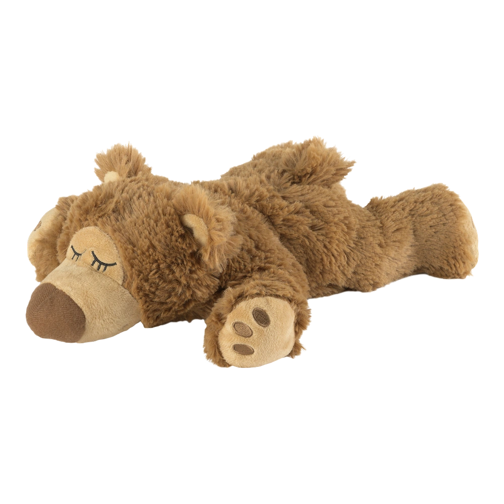 Magnetronknuffel Warmies® sleepy bear bruin