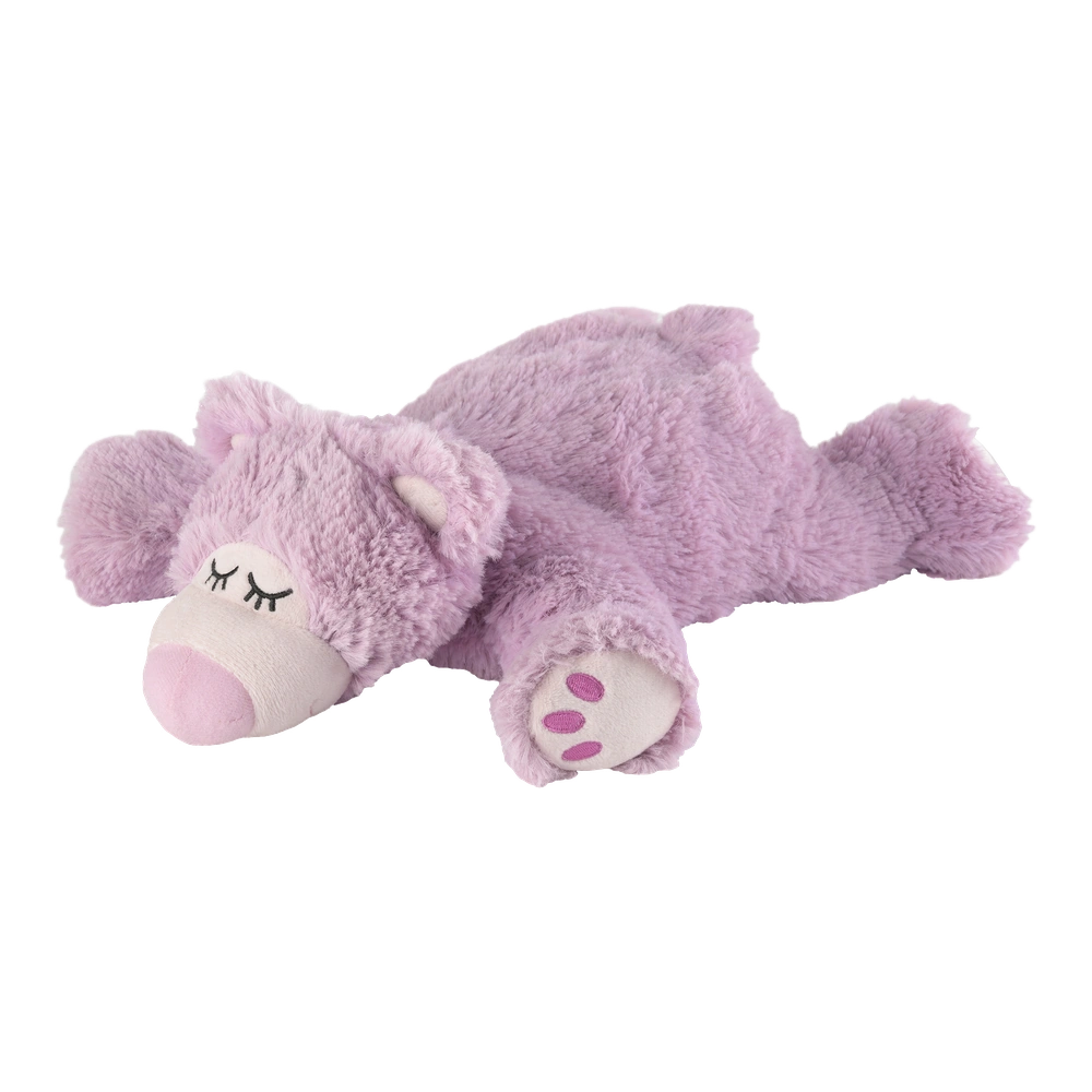Magnetronknuffel Warmies® sleepy bear lila
