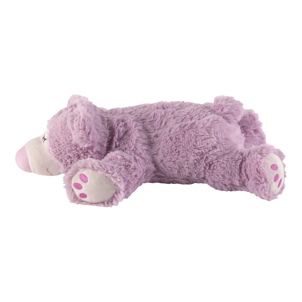 Magnetronknuffel Warmies® sleepy bear lila