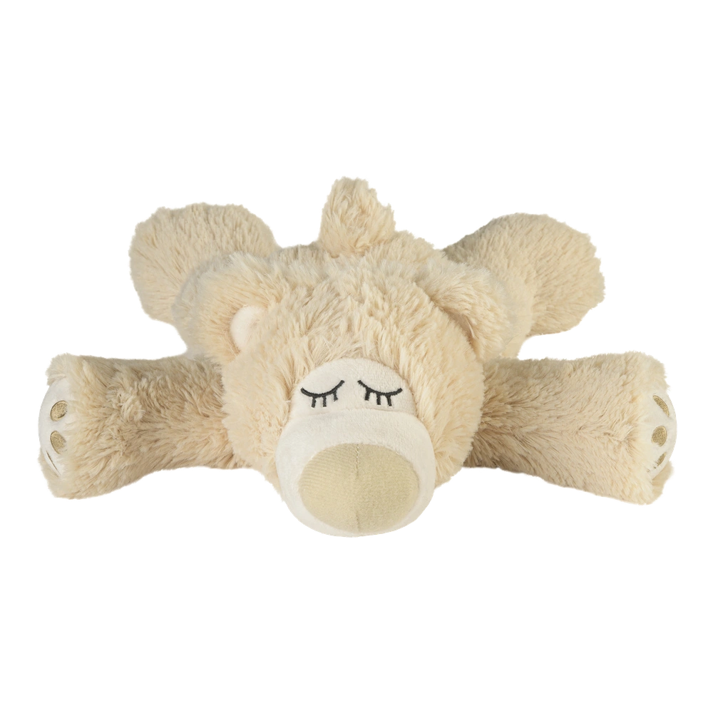 Magnetronknuffel Warmies® sleepy bear beige
