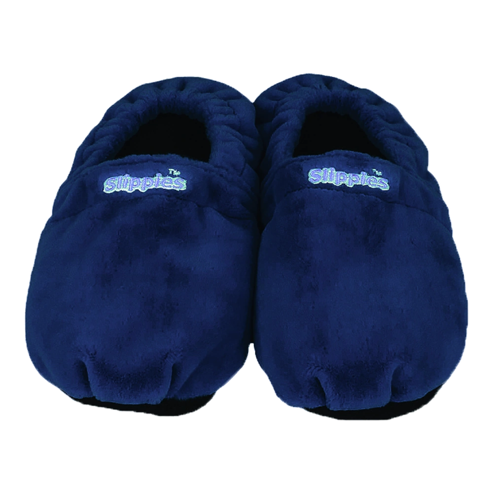Mikrowellen-Wärmestofftier Warmies® Slippies® classic dunkelblau Gr.41-45