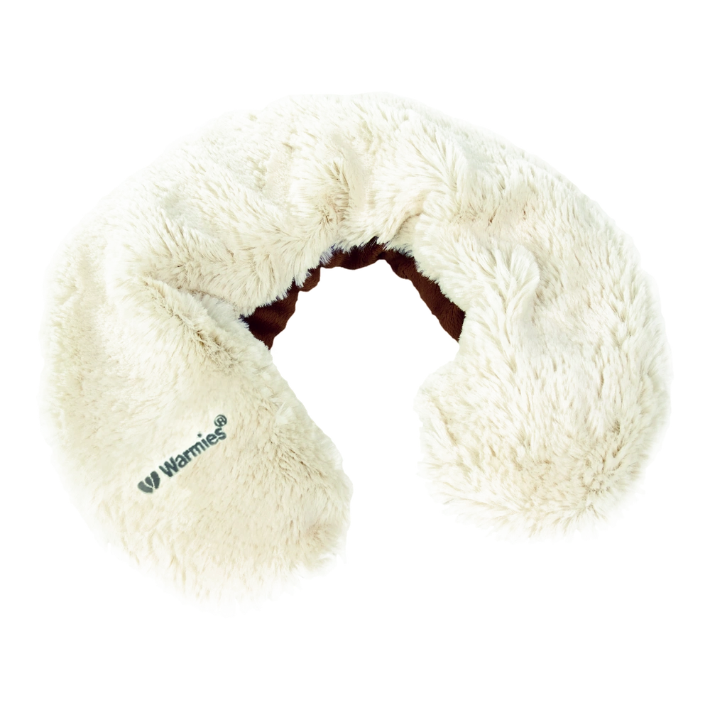 Mikrowellen-Wärmestofftier Warmies® Nackenwärmer Beige