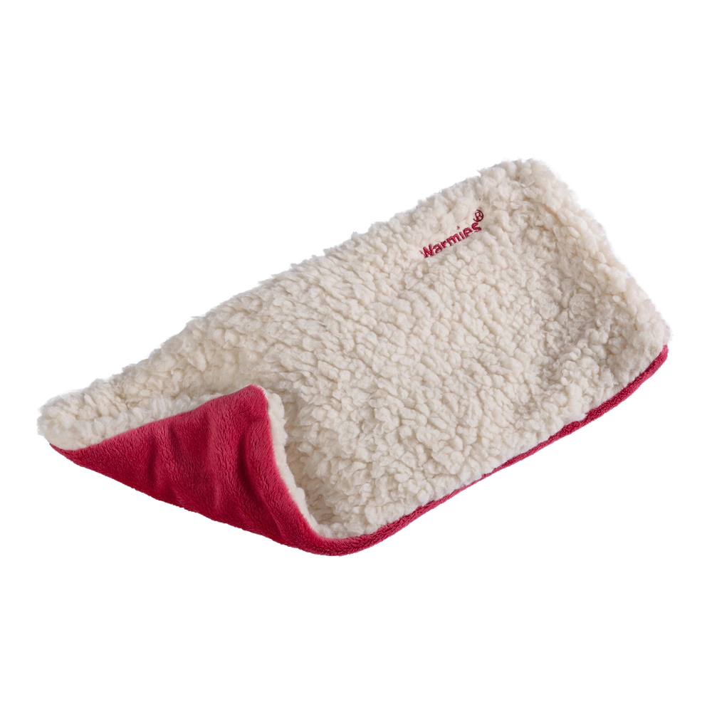 Mikrowellen-Stofftier Warmies® Hot-Pak® Sherpa beige/rot