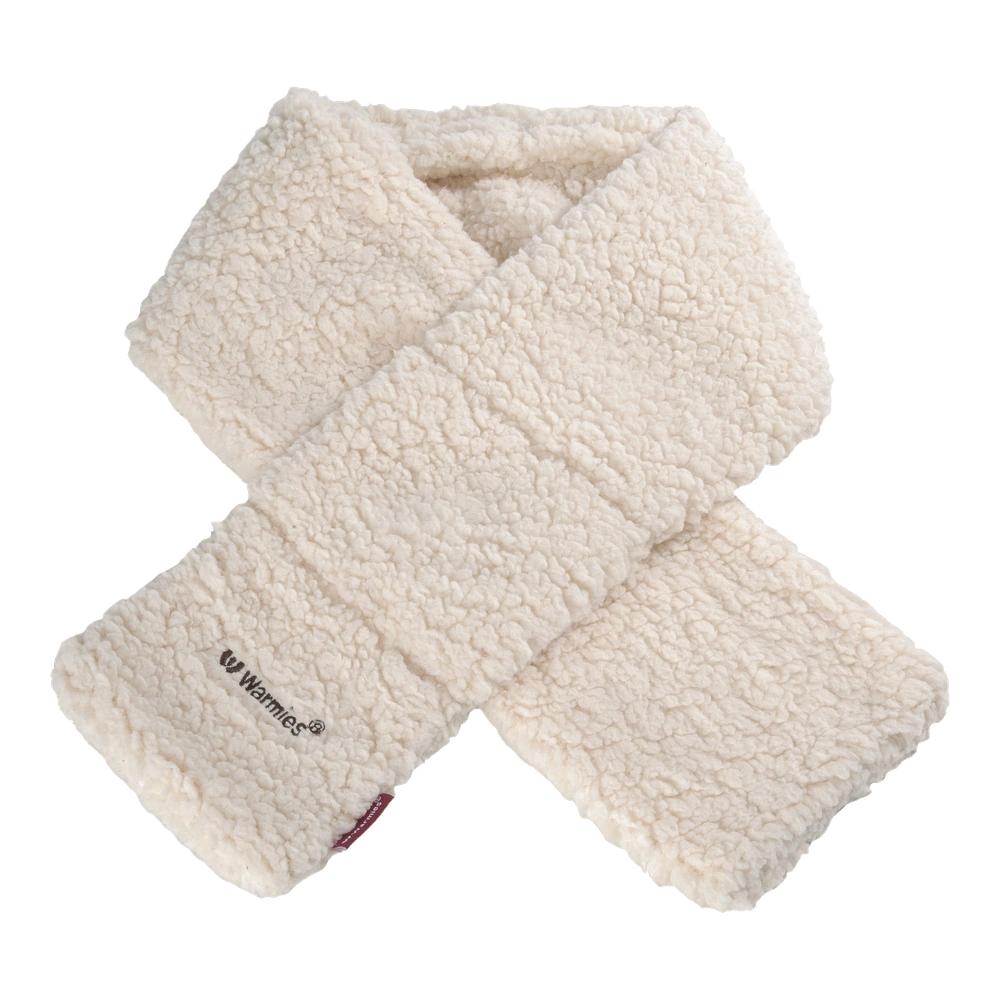 Magnetronknuffel Warmies® sjaal sherpa beige