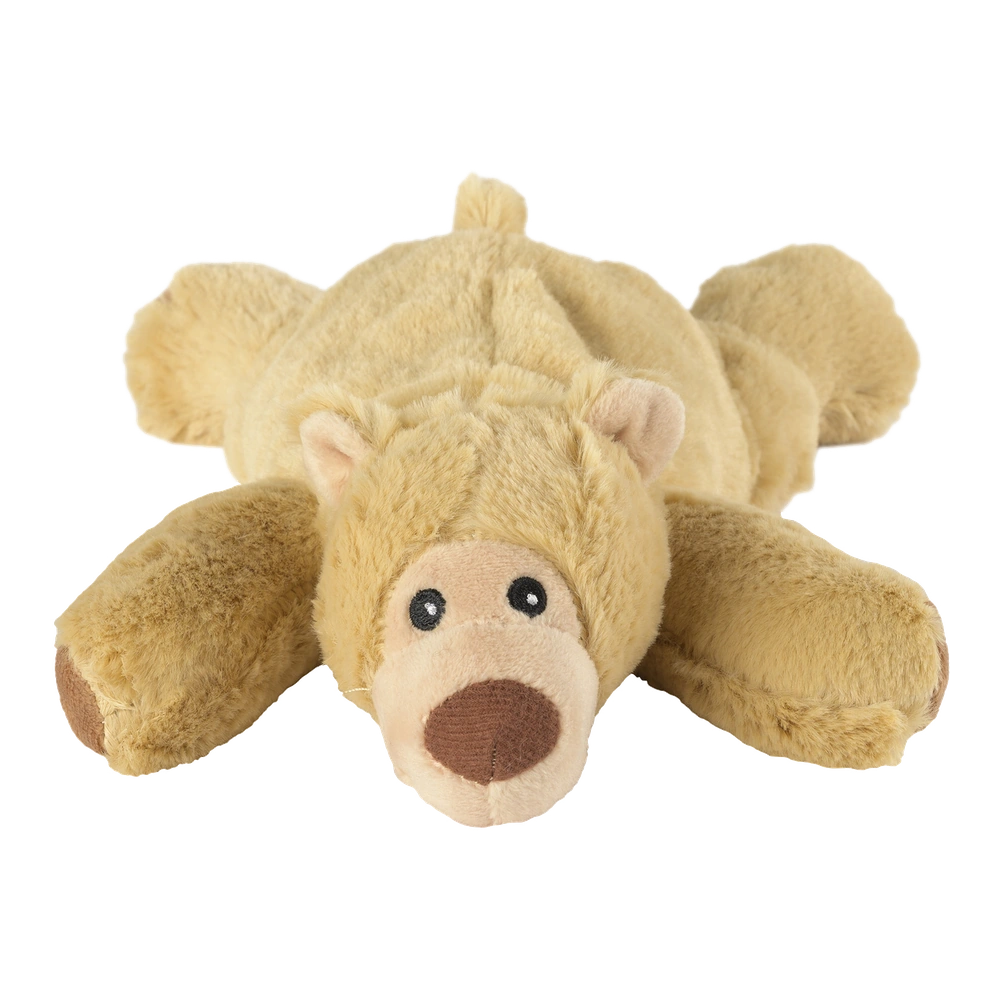 Magnetronknuffel Warmies® MINIS beer liggend