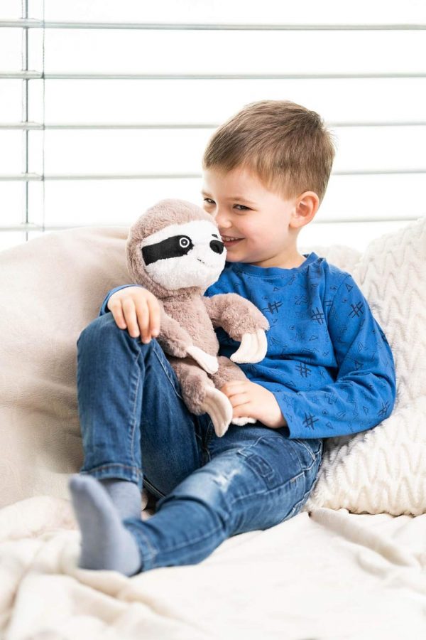 Magnetronknuffel Habibi® Luiaard zittend