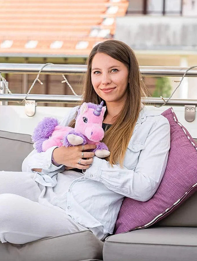 Magnetronknuffel Habibi® eenhoorn roze