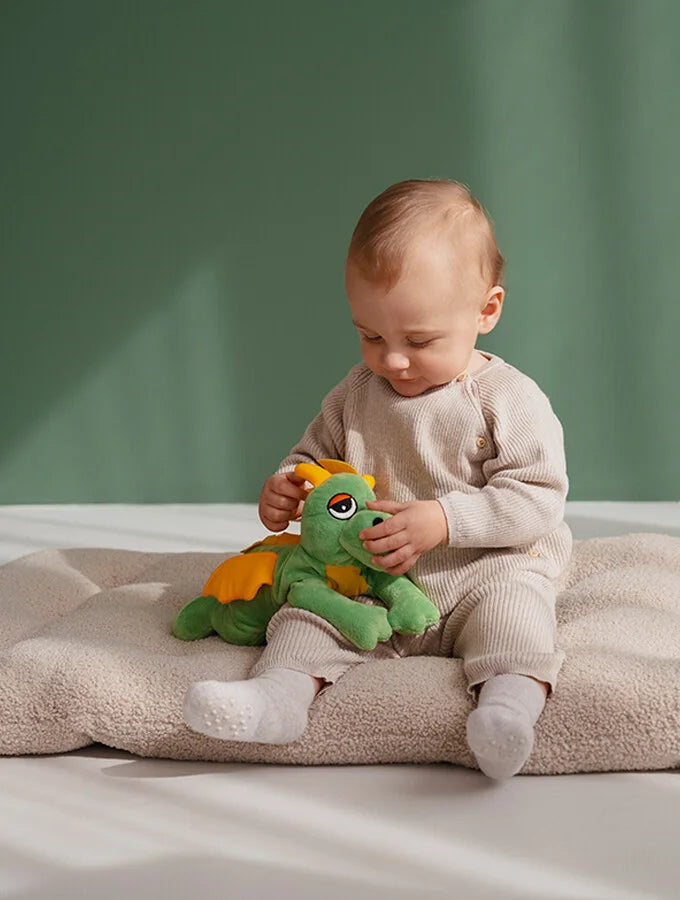 Magnetronknuffel Habibi® geluksdraak groen