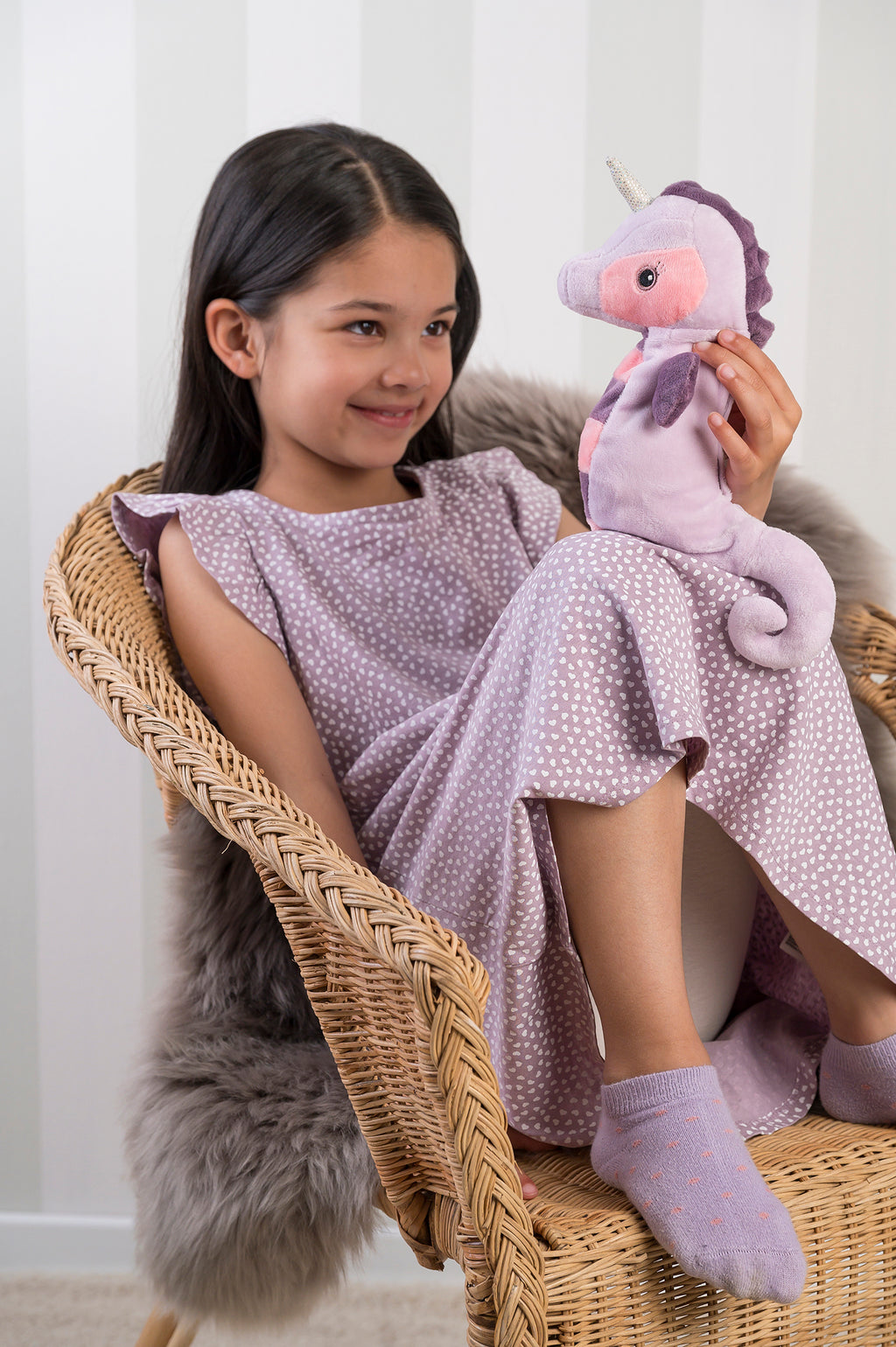 Magnetronknuffel Warmies® MINIS Zee-eenhoorn