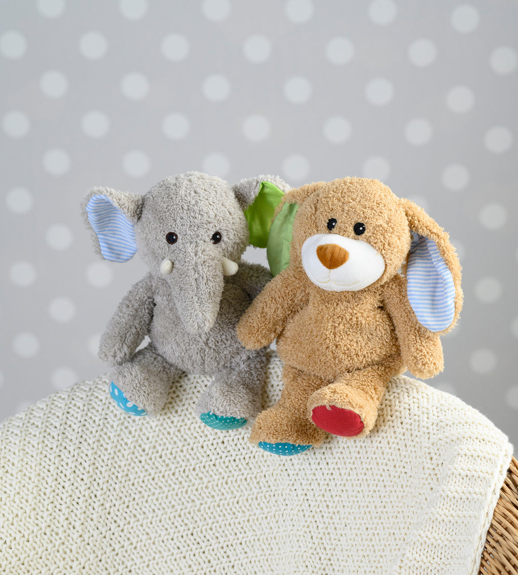 Magnetronknuffel Warmies® MINIS baby haas