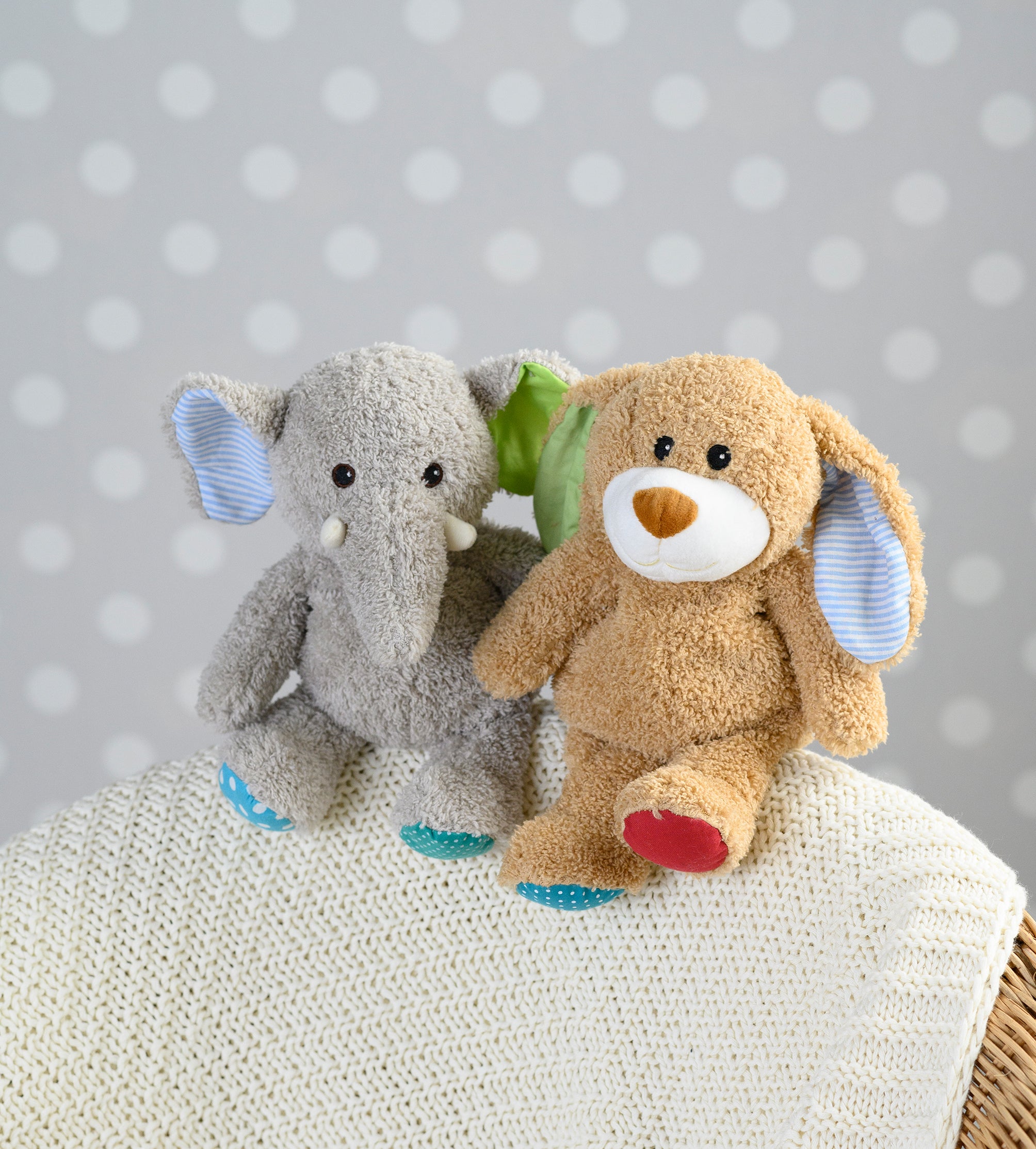 Magnetronknuffel Warmies® MINIS baby haas