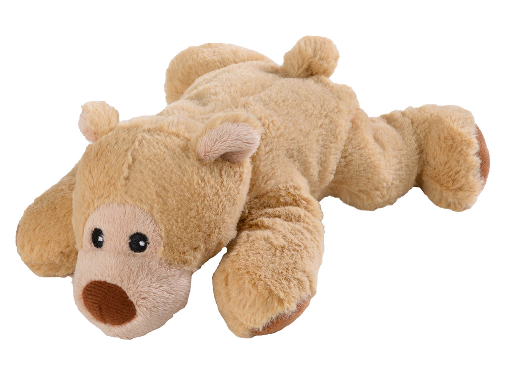 Magnetronknuffel Warmies® MINIS beer liggend