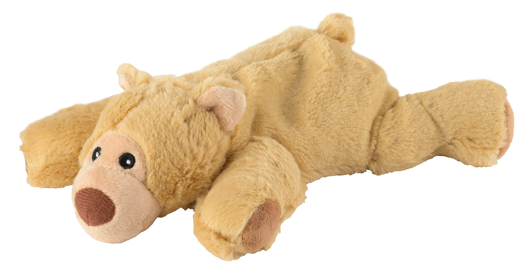 Magnetronknuffel Warmies® MINIS beer liggend