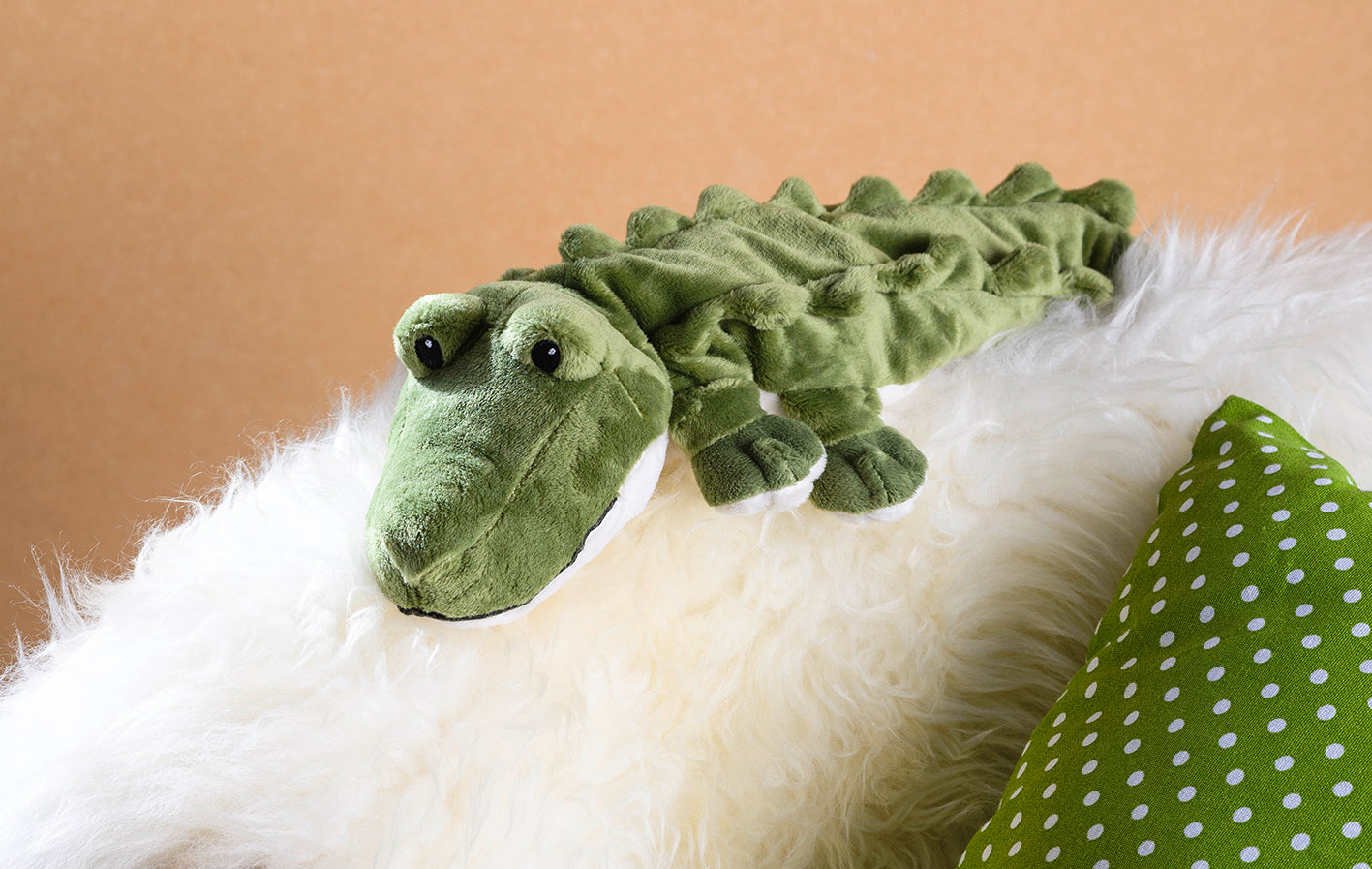 Magnetronknuffel Warmies® MINIS krokodil