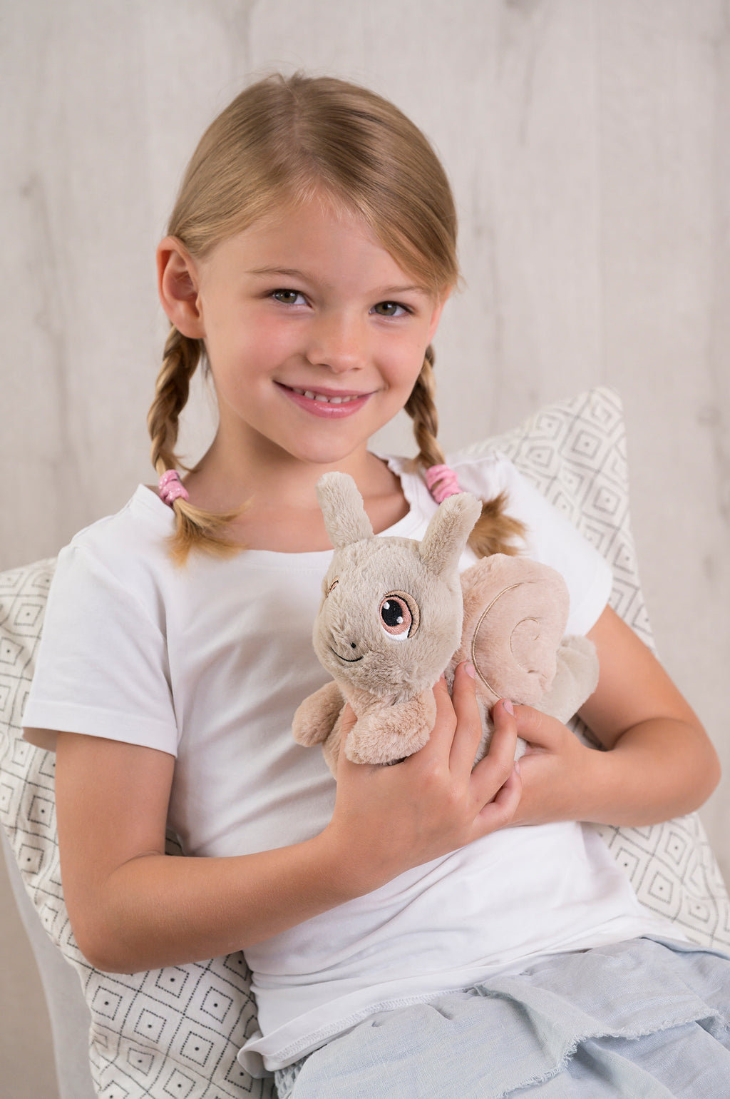 Magnetronknuffel Warmies® MINIS slak