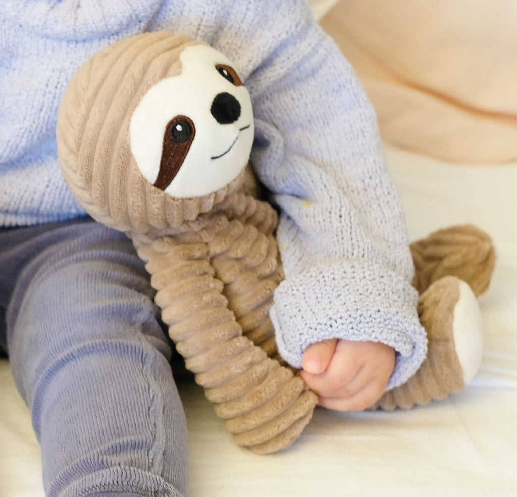 Magnetronknuffel Warmies® PURE luiaard