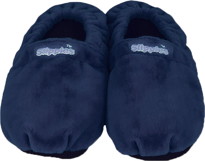 Magnetronknuffel Warmies® Slippies® classic donkerblauw mt.41-45
