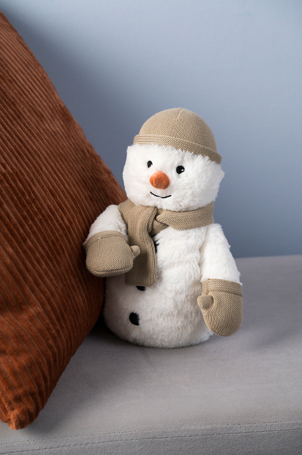 Magnetronknuffel Warmies® Sneeuwman