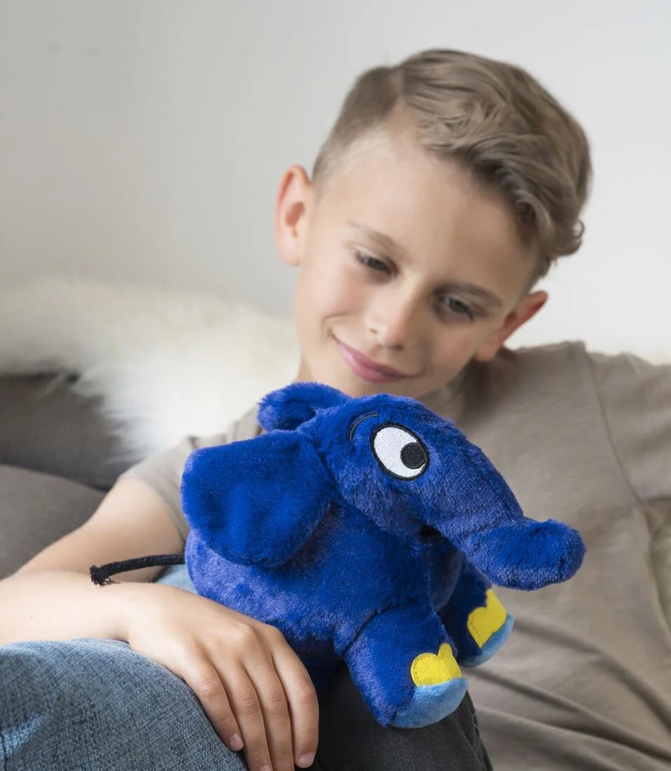 Magnetronknuffel Warmies® VIPS der blaue elefant