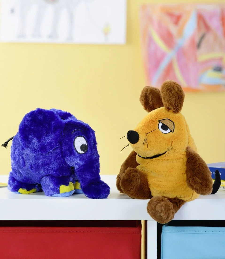 Magnetronknuffel Warmies® VIPS der blaue elefant