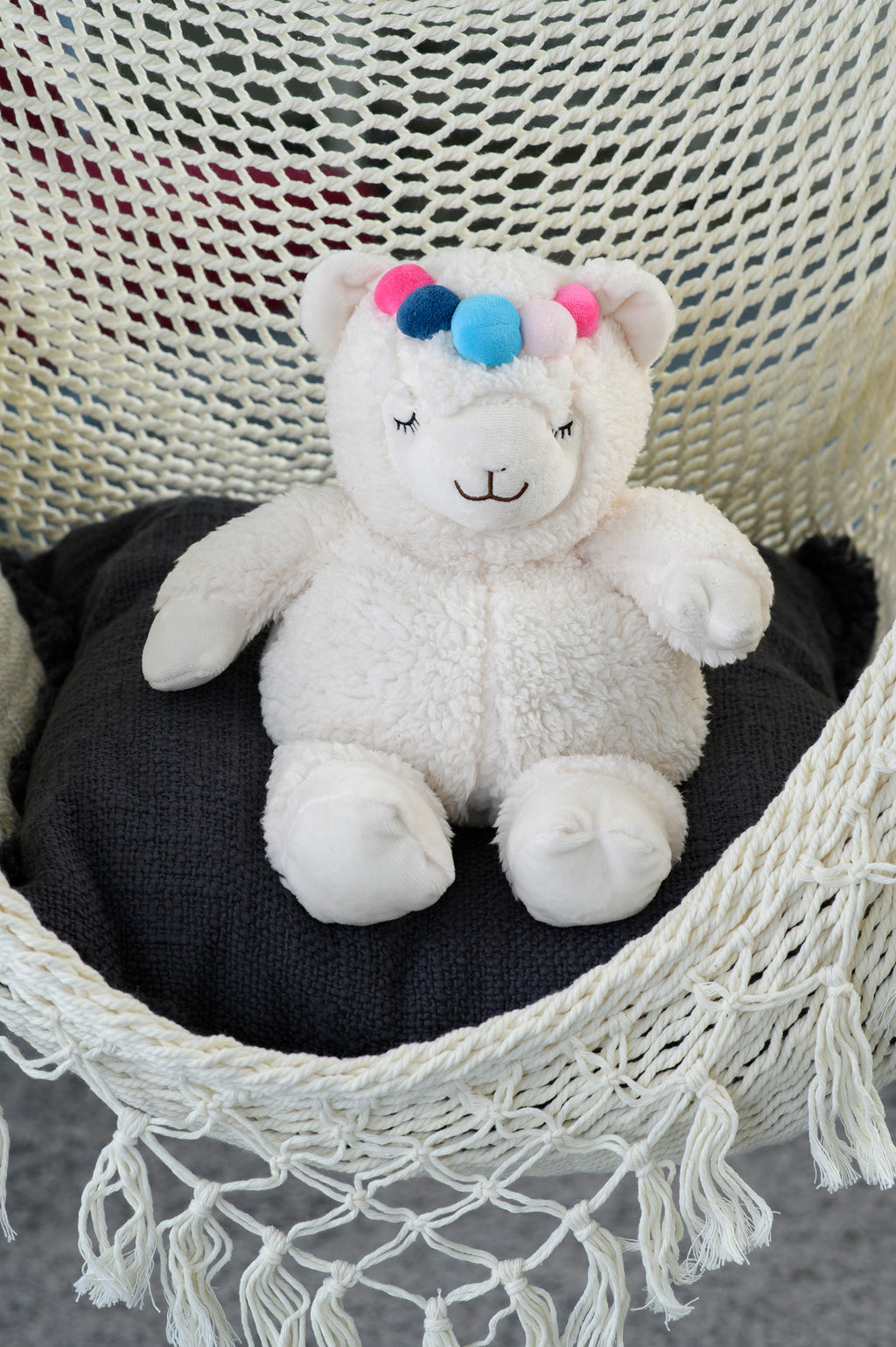 Magnetronknuffel Warmies® alpaka