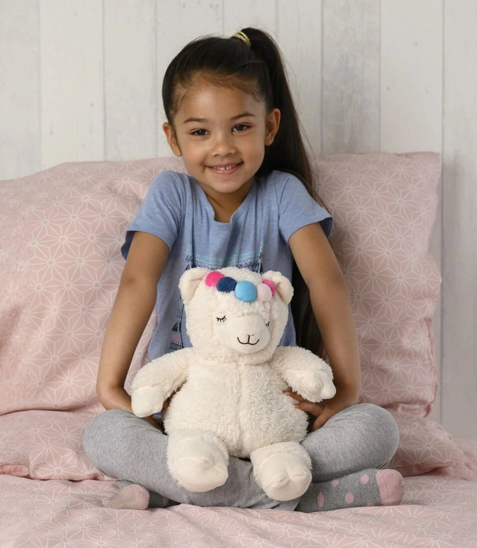 Magnetronknuffel Warmies® alpaka