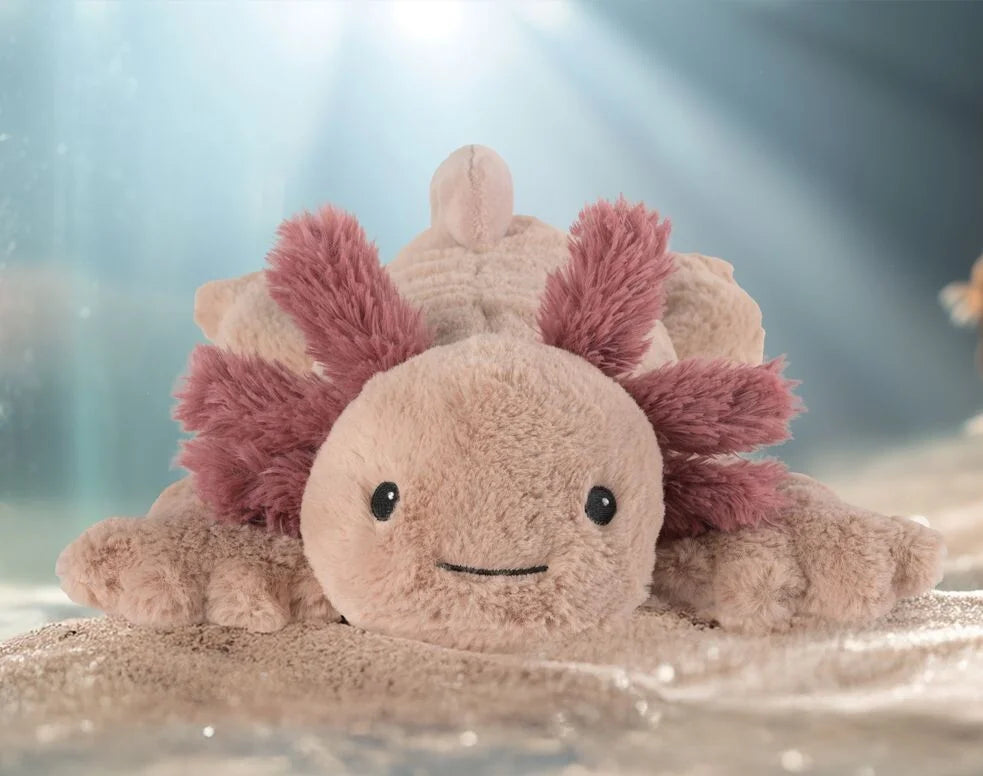 Magnetronknuffel Warmies® axolotl