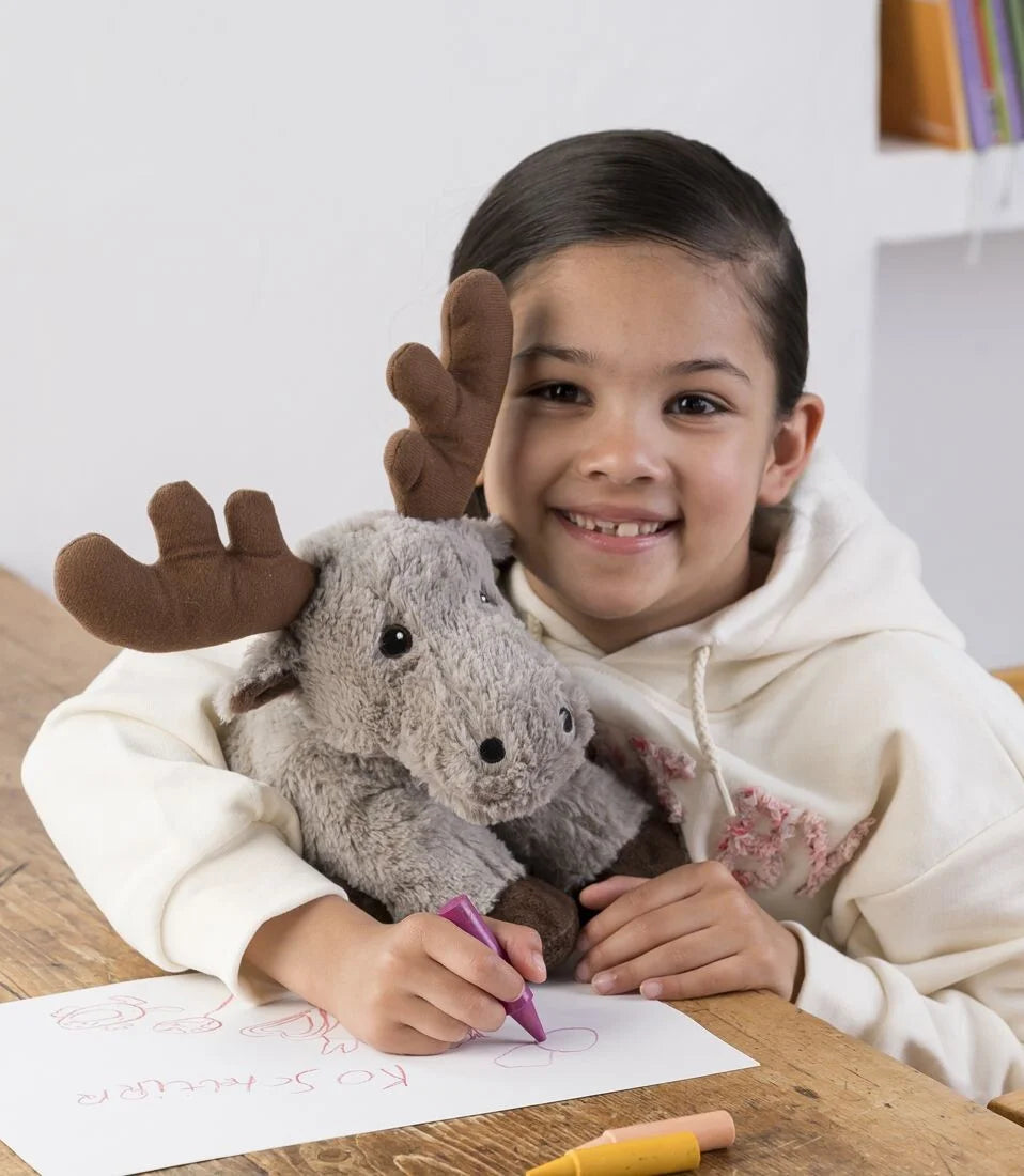 Magnetronknuffel Warmies® eland