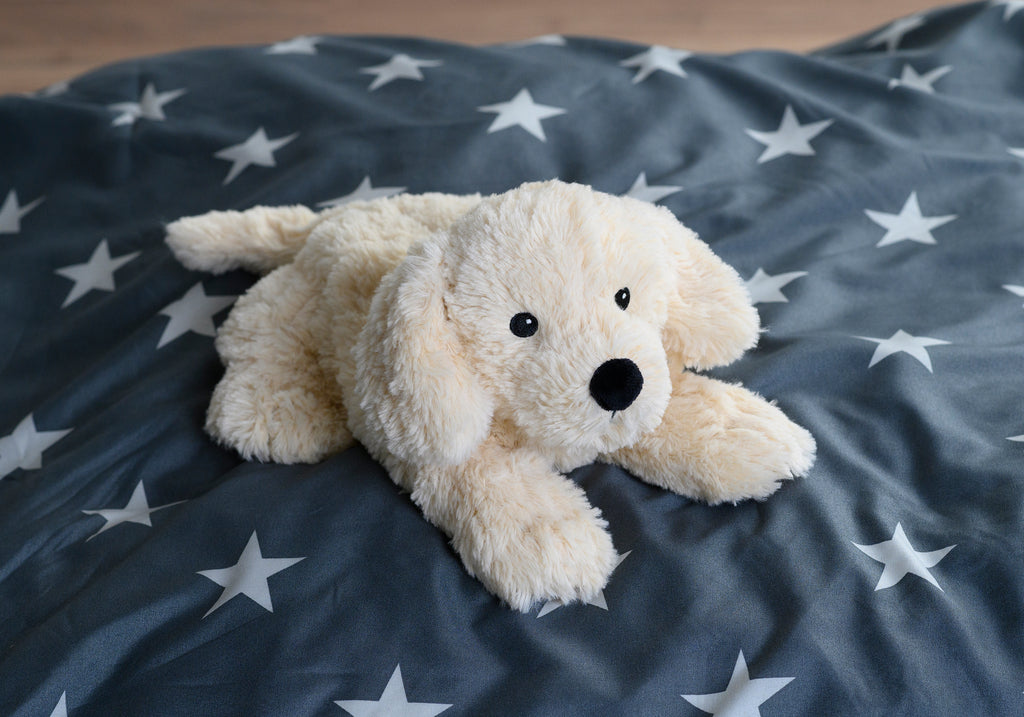 Magnetronknuffel Warmies® golden retriever