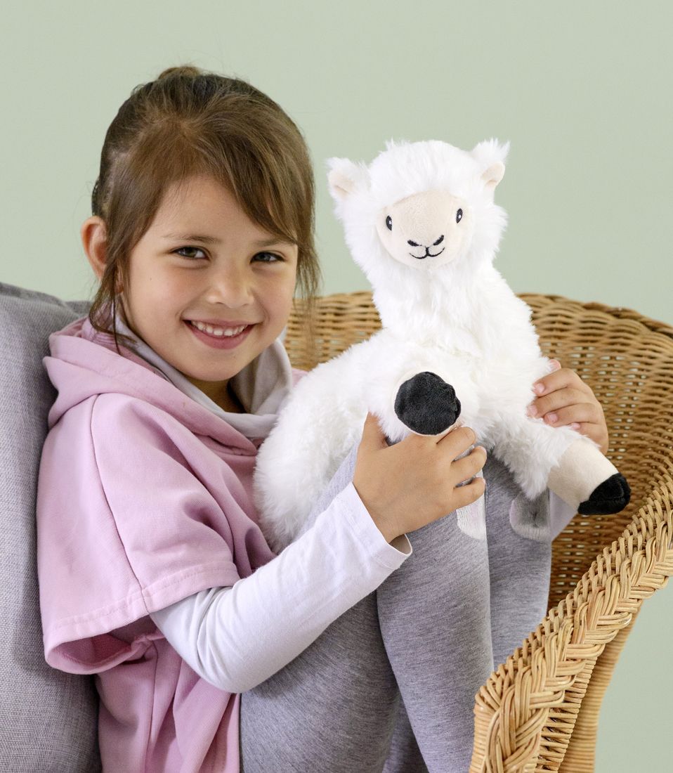 Magnetronknuffel Warmies® lama