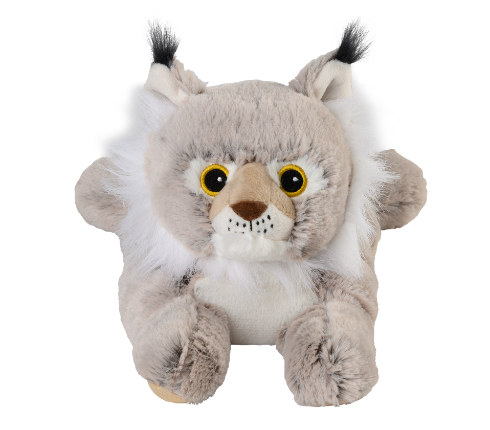 Magnetronknuffel Warmies® lynx