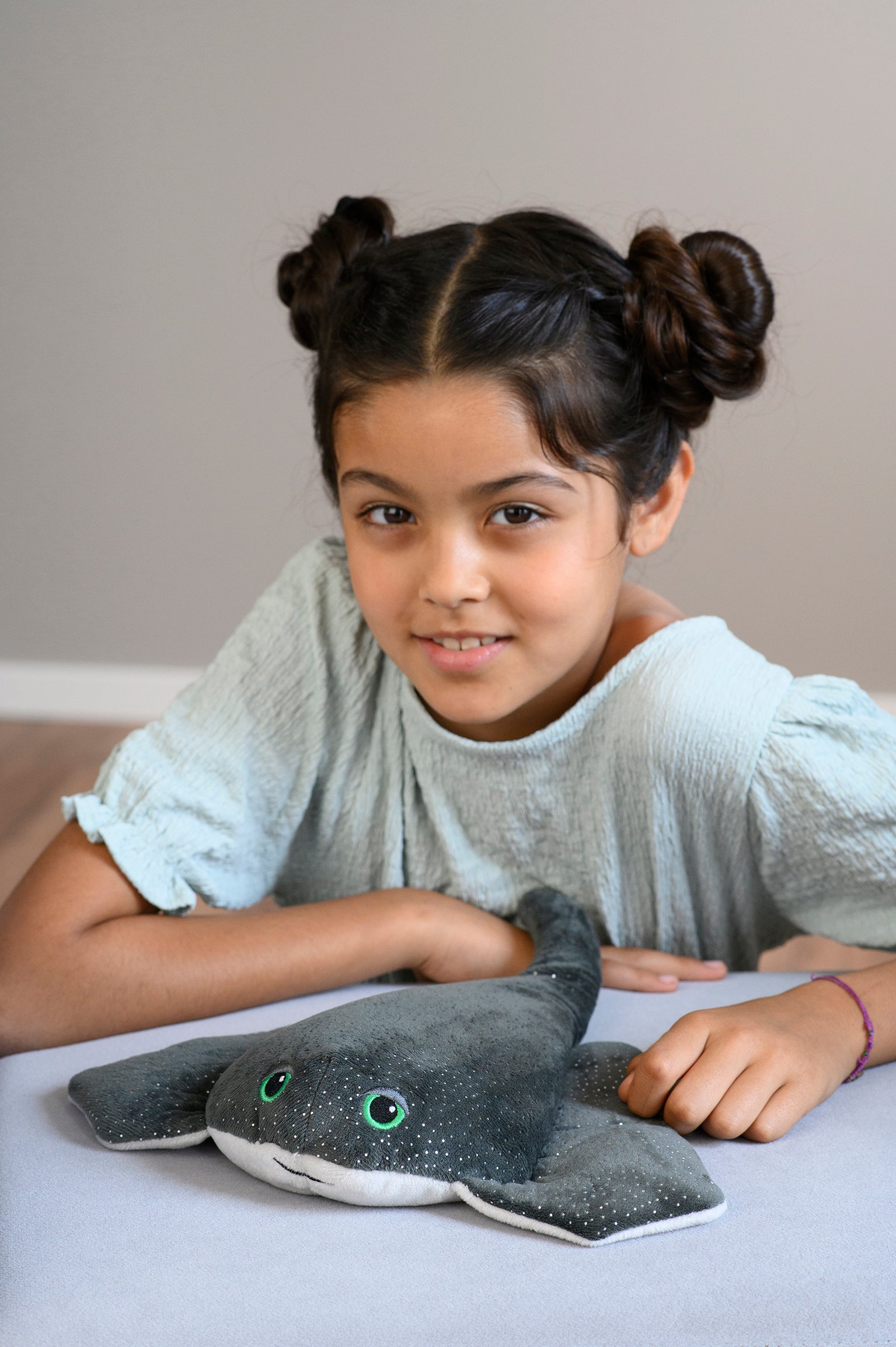 Magnetronknuffel Warmies® manta-rog