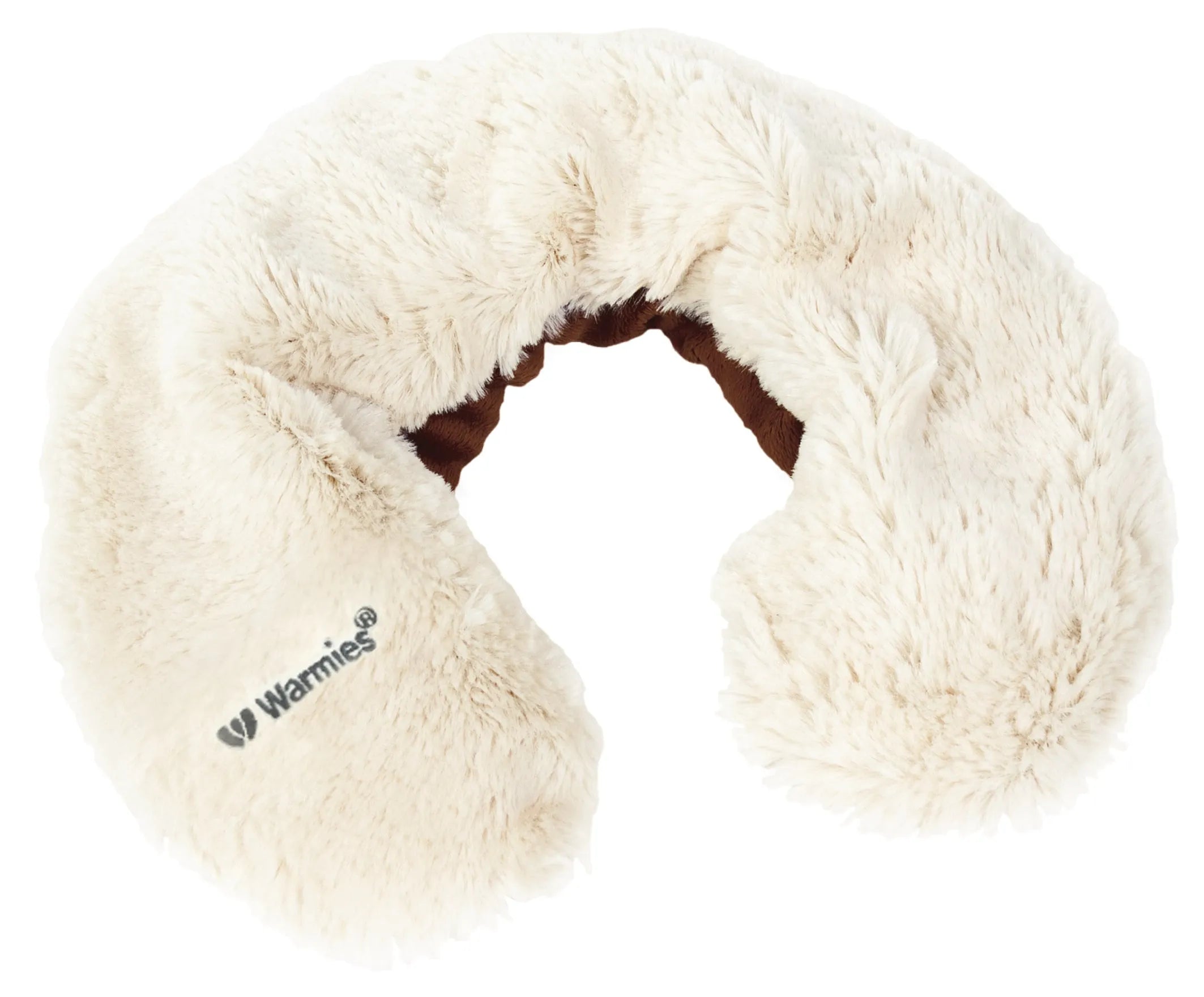 Magnetronknuffel Warmies® nekwarmer beige
