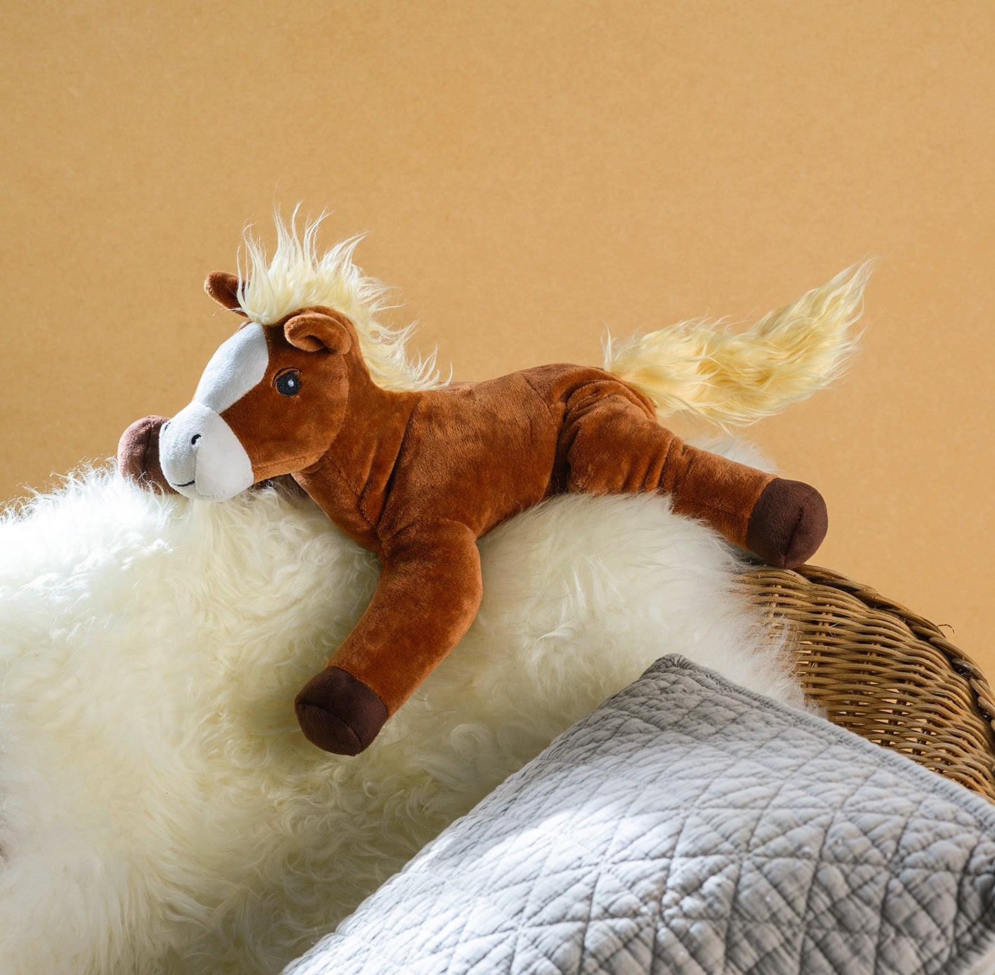 Magnetronknuffel Warmies® pony