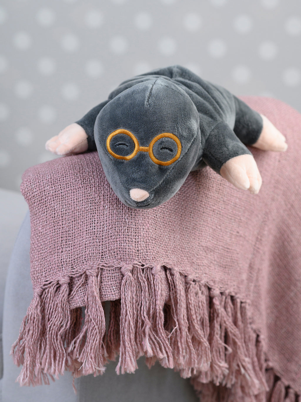 Magnetronknuffel Warmies® slapende mol