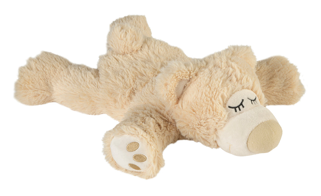 Magnetronknuffel Warmies® sleepy bear beige