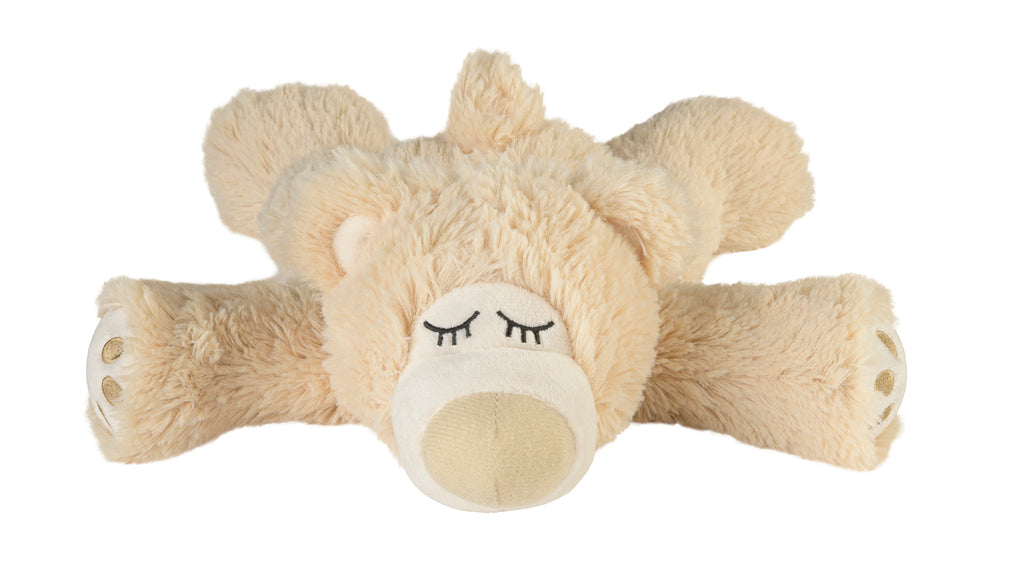 Magnetronknuffel Warmies® sleepy bear beige