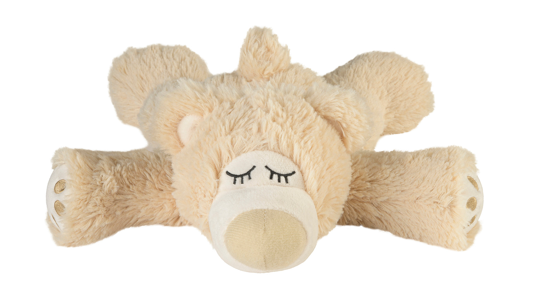 Magnetronknuffel Warmies® sleepy bear beige