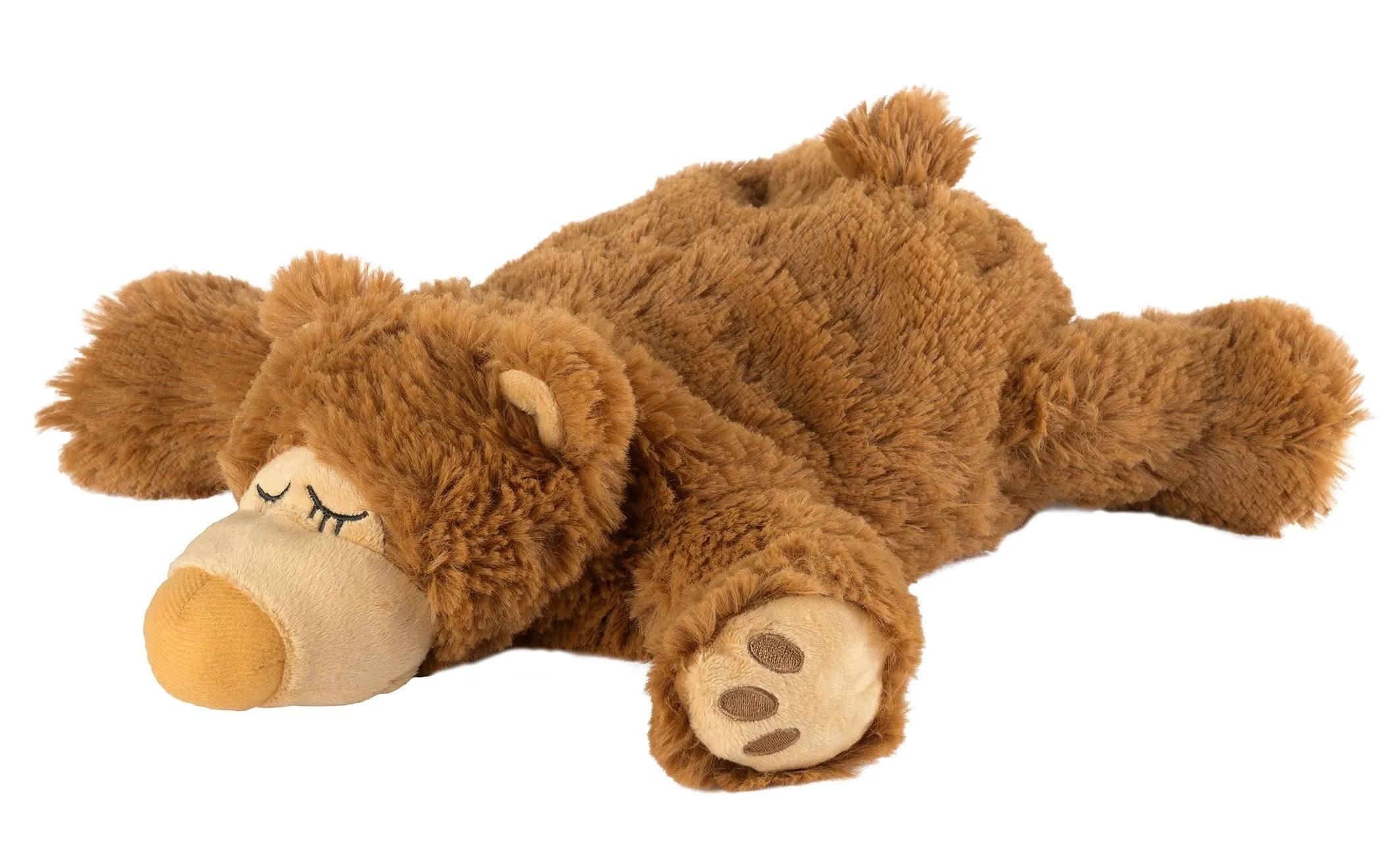 Magnetronknuffel Warmies® sleepy bear bruin