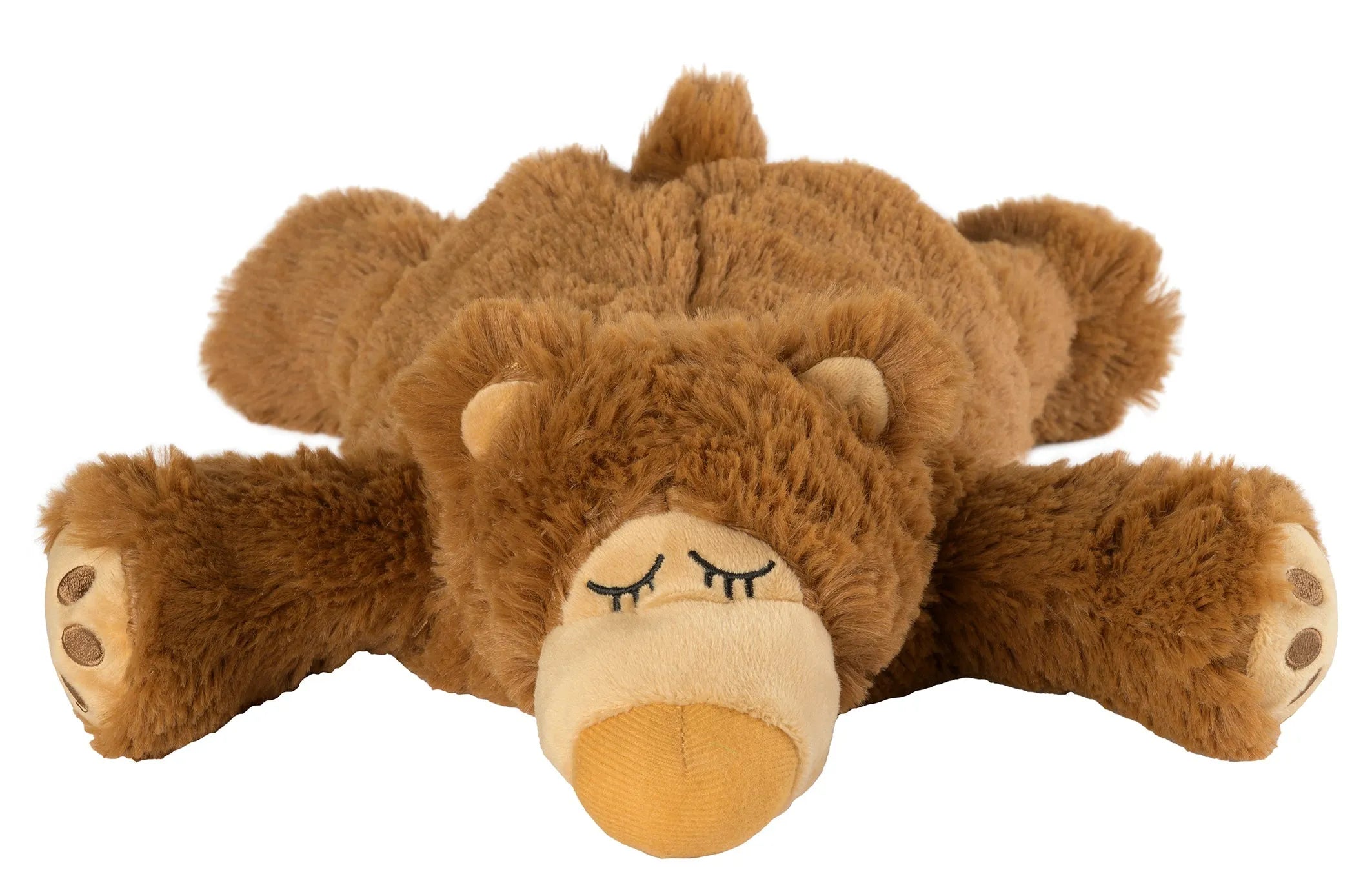 Magnetronknuffel Warmies® sleepy bear bruin