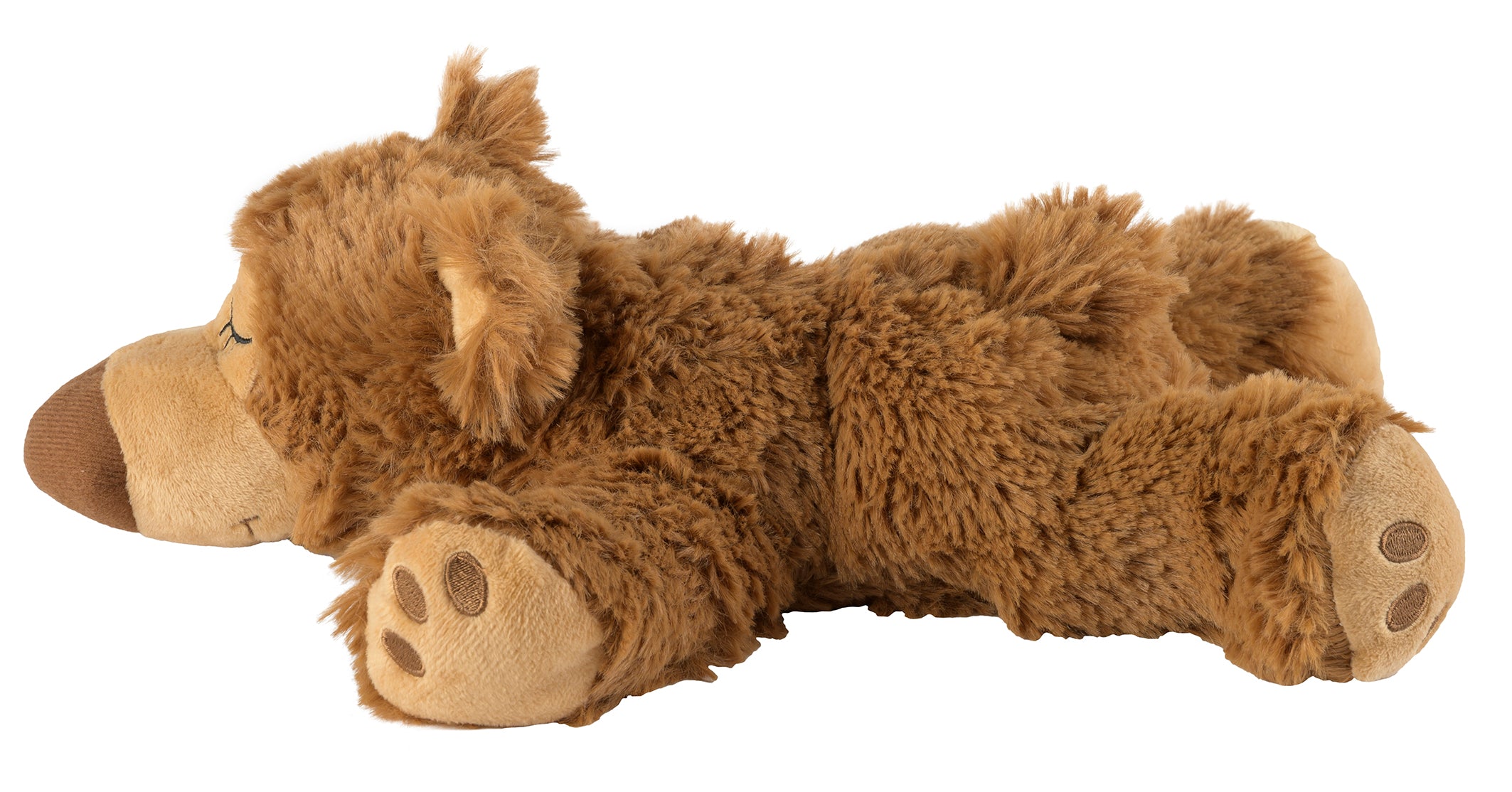 Magnetronknuffel Warmies® sleepy bear bruin