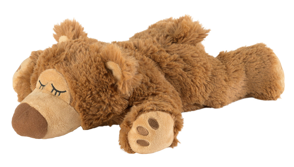 Magnetronknuffel Warmies® sleepy bear bruin