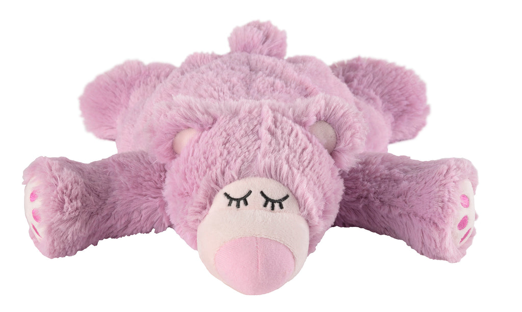 Magnetronknuffel Warmies® sleepy bear lila