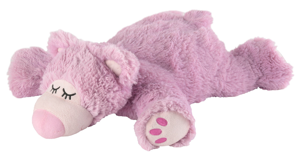 Magnetronknuffel Warmies® sleepy bear lila