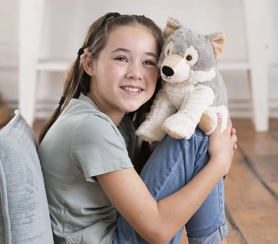 Magnetronknuffel Warmies® wolf