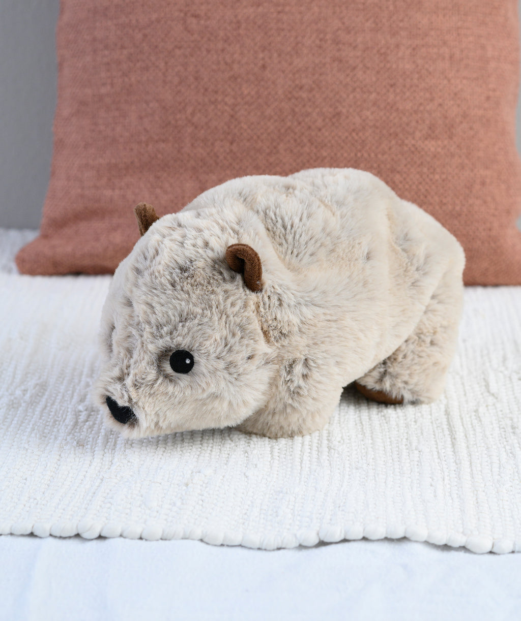 Magnetronknuffel Warmies® wombat