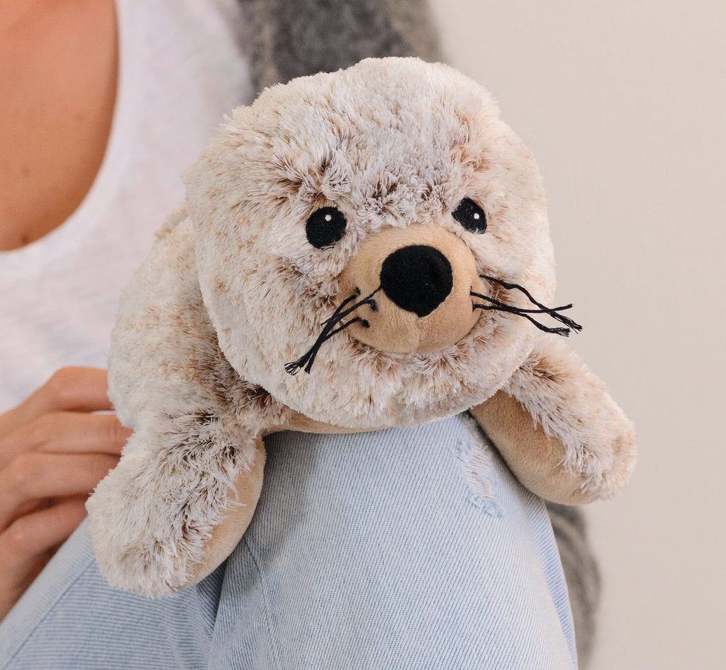 Magnetronknuffel Warmies® zeehond