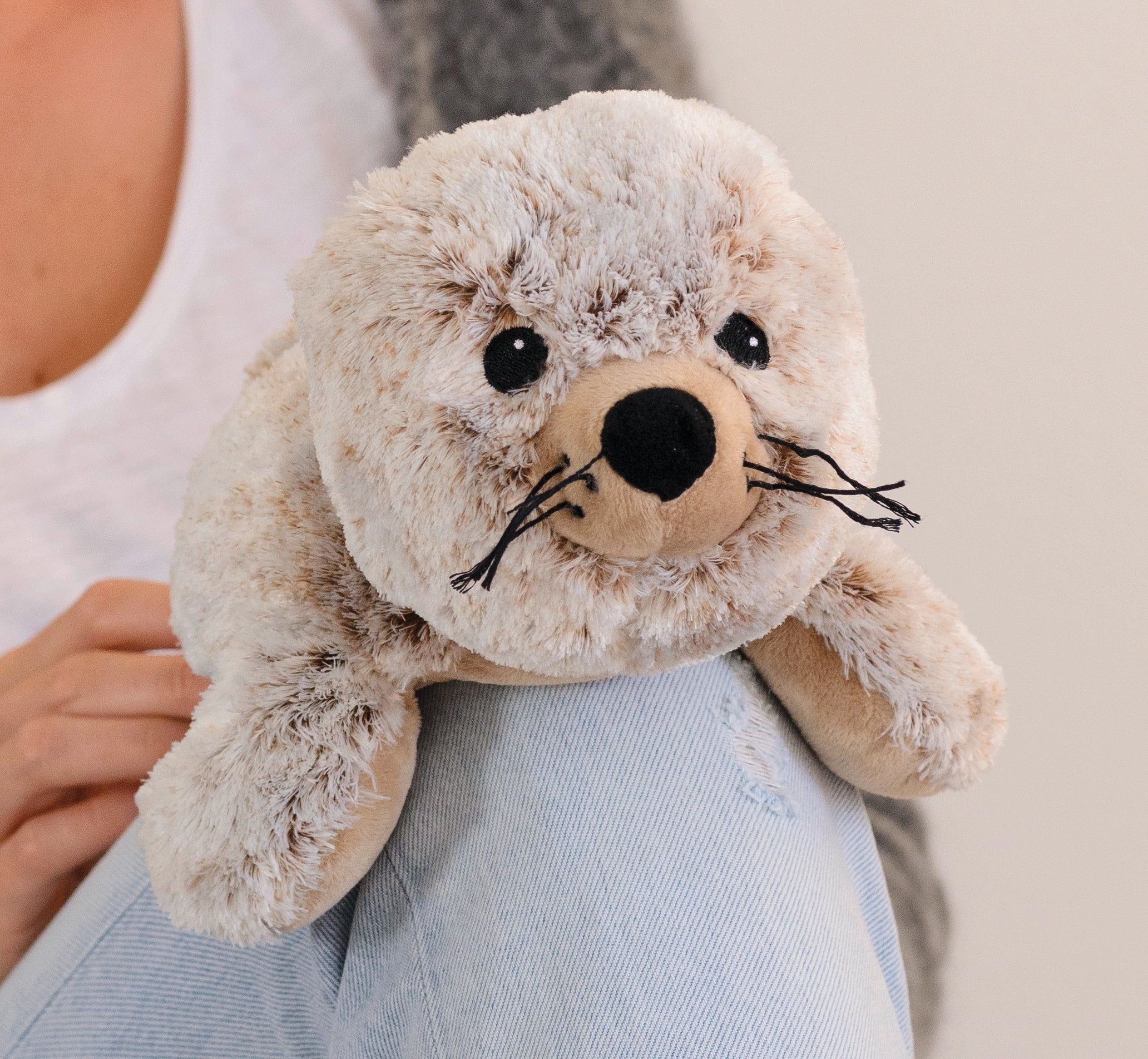 Magnetronknuffel Warmies® zeehond